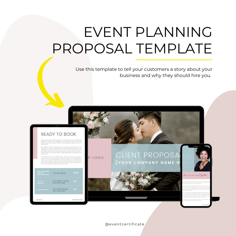 Event Wedding Planning Proposal Template