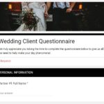 Wedding Planner Client Questionnaire | Google Form - Image 2