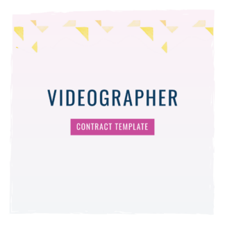 videographer contract template