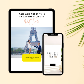 Instagram story template engagement series