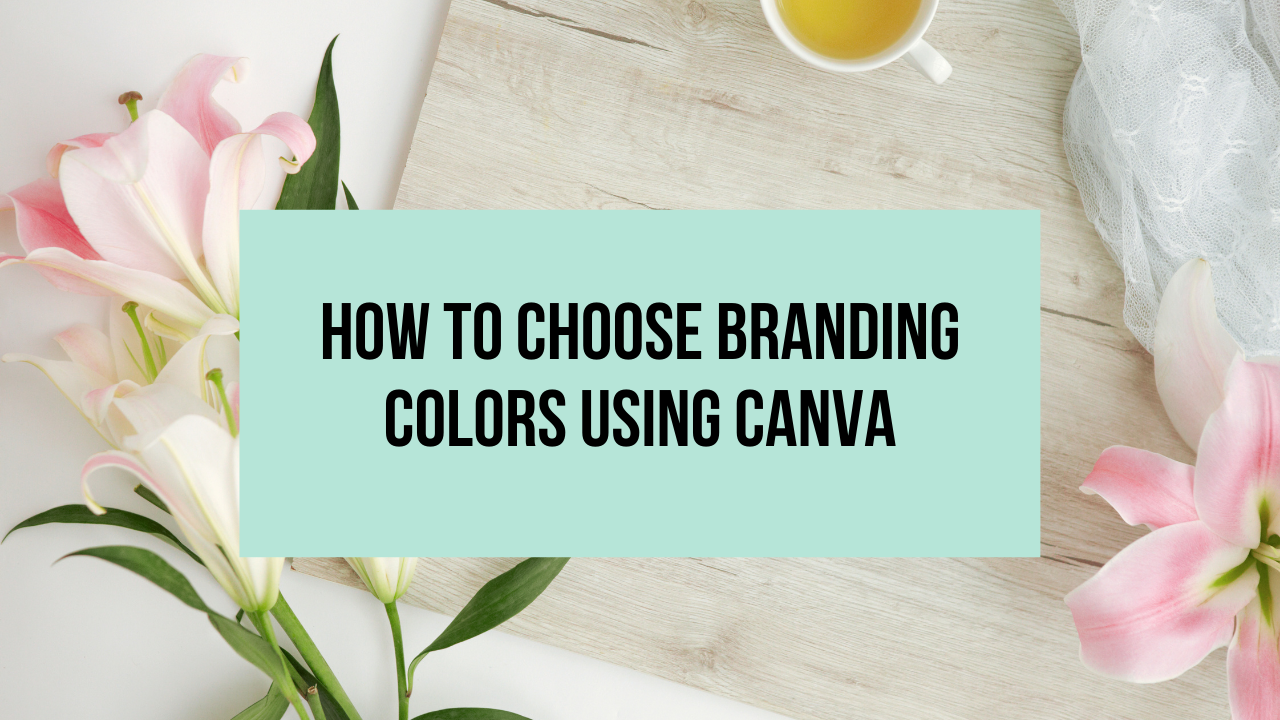 How to Choose Branding Colors Using Canva