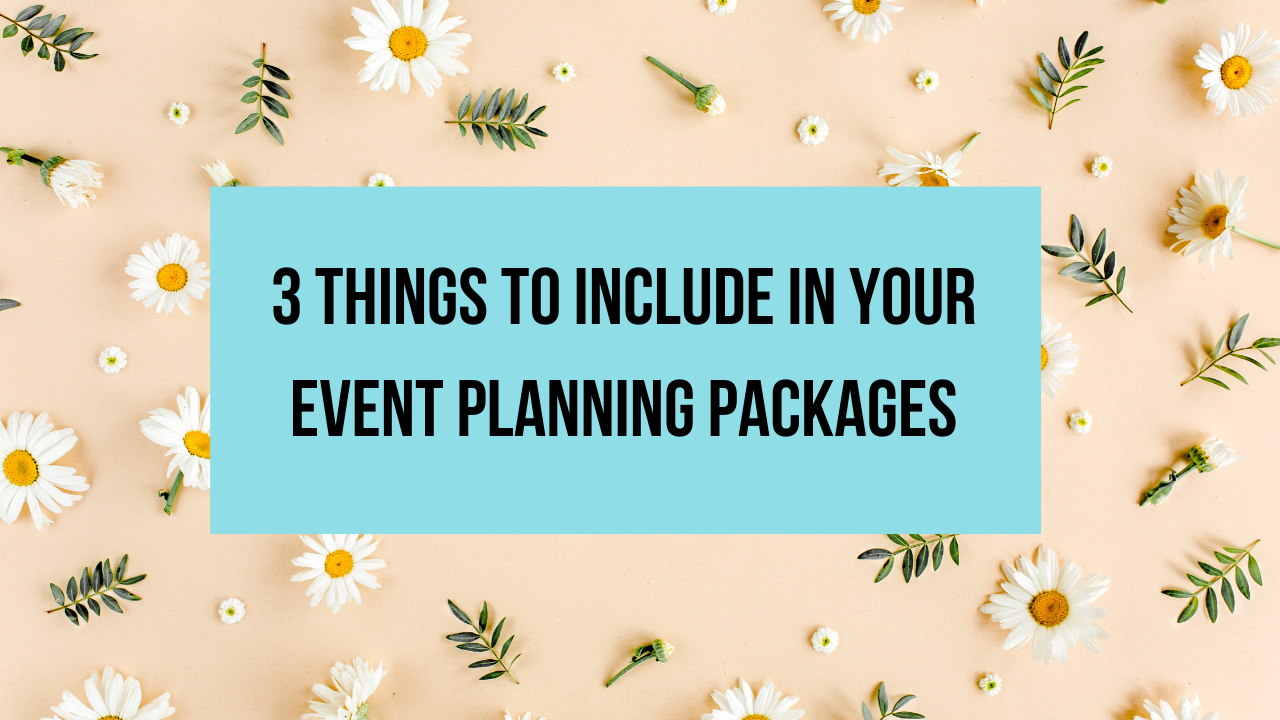event planning packages