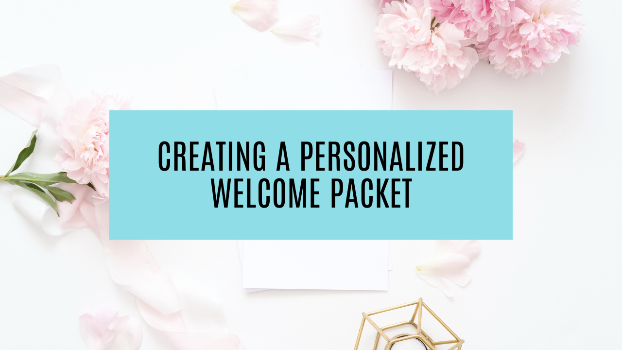 Creating a personalized welcome packet for your wedding planning clients