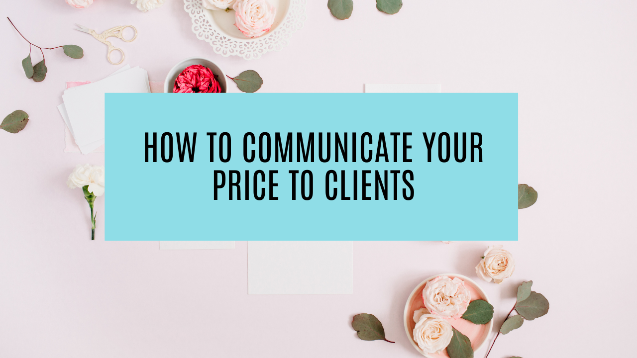 How to effectively communicate your event planner price list to clients