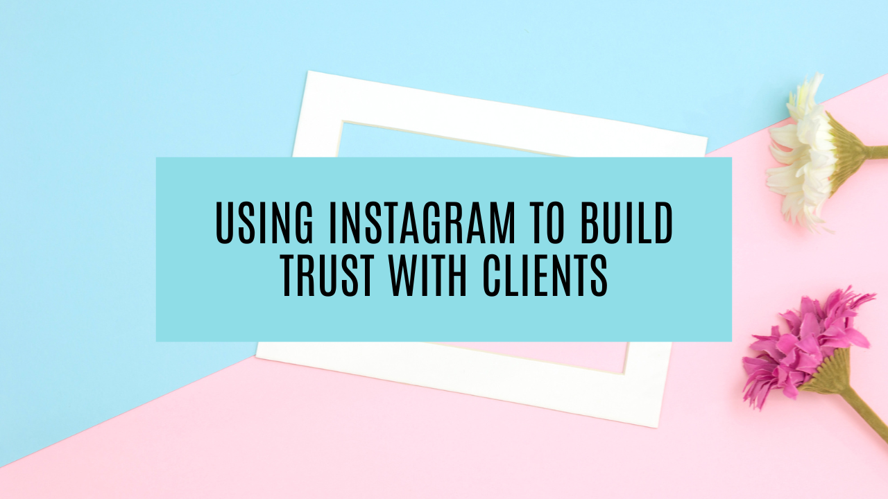 Using Instagram to build trust with potential wedding planning clients