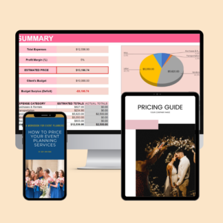 Event Planner Pricing Bundle