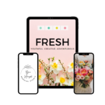 Fresh brand kit for wedding planners