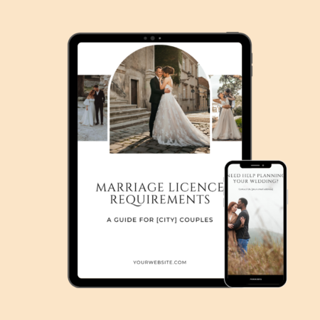 Marriage Licence Requirement Lead Magnet